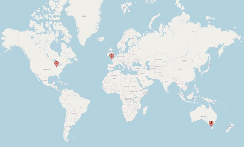 Solomon Software - Location Map